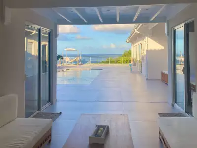 Saint Martin | The view at a St. Martin Blue luxury villa