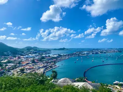 Saint Martin | The view over Marigot, Saint Martin