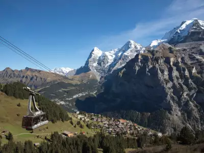 Switzerland Swiss Travel Pass | Cable car to Schilthorn