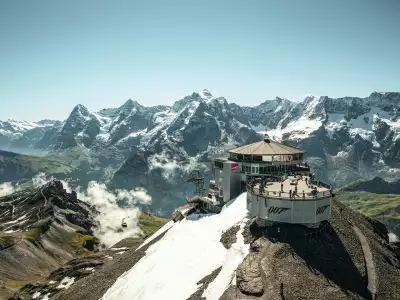 Switzerland Swiss Travel Pass | Piz Gloria on Schilthorn mountain