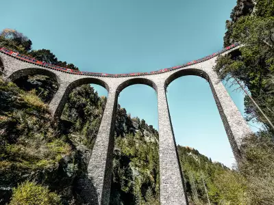 Switzerland Swiss Travel Pass | Elevated train track in Switzerland