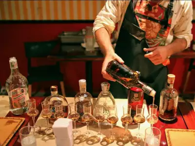 Cartagena, Colombia | Pouring drinks at El Arsenal: The Rum Box