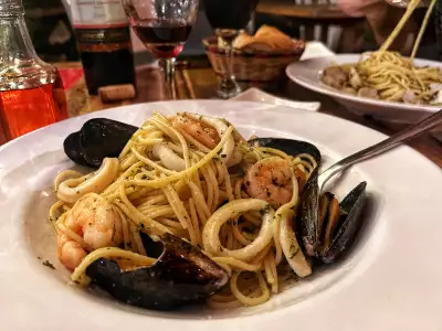 Cartagena, Colombia | Seafood spaghetti at Di Silvio Trattoria