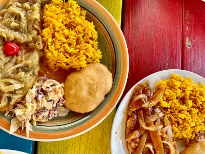 Lunch at Heritage Kitchen in the Cayman Islands