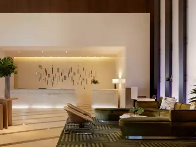 The lobby at the Kimpton EPIC Miami