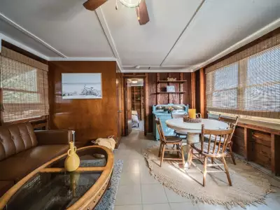 Best wellness retreats in Ontario | The interior of the cottage at Willow Barrel Retreat