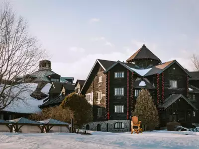 Fairmont Montebello | The exterior of Fairmont Montebello in Quebec