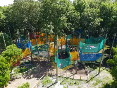 Things to do in Toronto | The upl&aring; web of trampolines