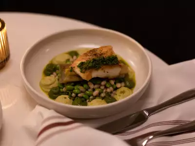 The Metcalfe | A salmon plate at Cocotte restaurant
