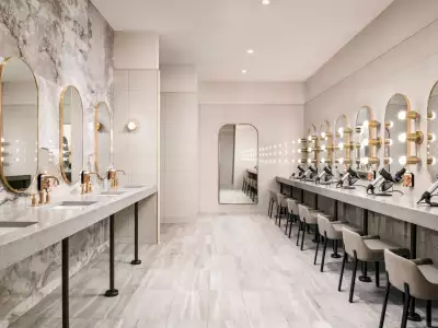 Sweat and Tonic in The Well, Toronto | The beauty room at Sweat and Tonic in The Well