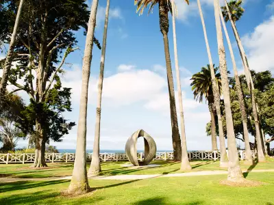 Palisades park in Santa Monica