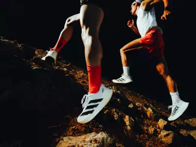 People running in the Adidas Terrex Agravic SL Trail Running Shoe
