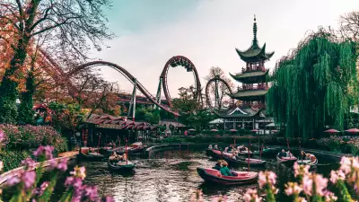 Copenhagen attractions; Tivoli Gardens near Nyhavn.