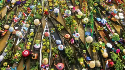 Floating market in Banjarmasin, Indonesia