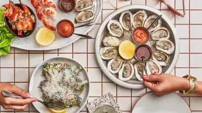 The June Motel and Heydays Restaurant, Sauble Beach | Seafood platter