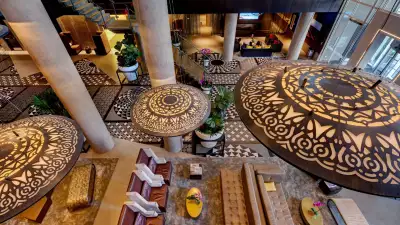 Best hotels Toronto staycation | Hotel X main entrance lobby