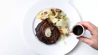 Restaurants in Victoria, B.C. plus hotels, activities and more | 10oz dry aged beef ribeye at the Courtney Room at the Magnolia Hotel & Spa