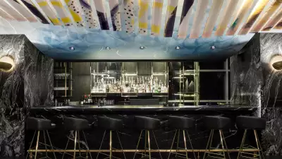 The cocktail bar at Akira Back