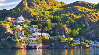 St. John's, Newfoundland and Labrador | The Battery neighbourhood on Signal Hill
