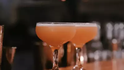 New York City | Cocktails sit on the bar at Kindred