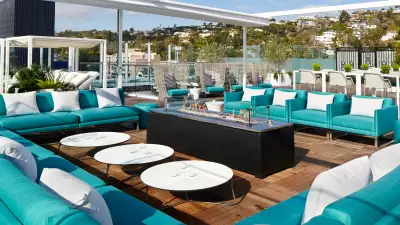 Guide to West Hollywood | The roof deck at the London hotel West Hollywood