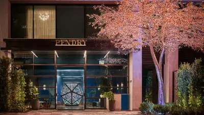 The Pendry Hotel | The metal tree and exterior at The Pendry West Hollywood
