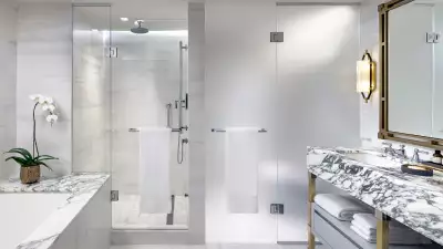 Fairmont Royal York hotel | A bathroom at the Fairmont Royal York hotel