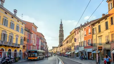 Parma, Italy | Daytime view of downtown main street in Parma, Italy