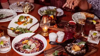 Hotel Zed Tofino | A dinner spread at Roar