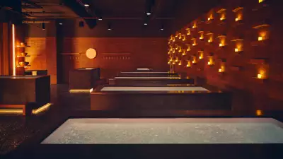Ice baths in the cold space at Othership Yorkville