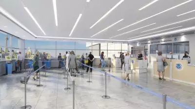 Billy Bishop Toronto City Airport U.S. Customs and Border Protection Preclearance rendering
