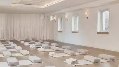 A bright yoga studio at Chi Junky