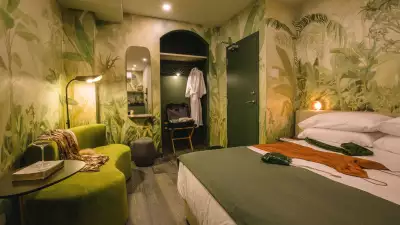 Inside the Green Room at Ode Hotel Toronto