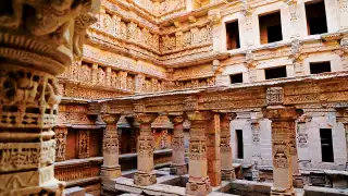 Rani-Ki-Vav stepwell in India.
