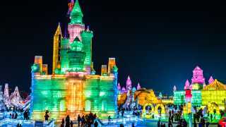 Ice sculpture festival, Harbin, China