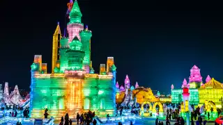 Ice sculpture festival, Harbin, China Ice sculpture festival, Harbin, China