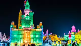 Ice attractions
