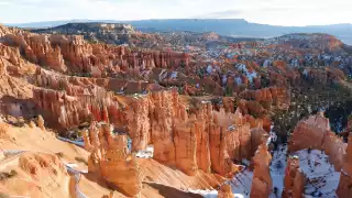 Winter river hiking in Zion National Park: Bryce Canyon, Utah Winter river hiking in Zion National Park: Bryce Canyon, Utah