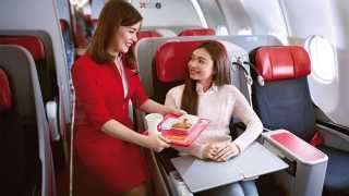 AirAsia Santan airplane food