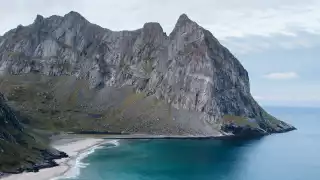 Kvalvika Beach in Norway’s Lofoten Islands Kvalvika Beach in Norway’s Lofoten Islands