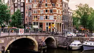 Canal in Amsterdam Canal in Amsterdam