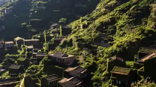 Houtouwan abandoned fishing village in Shengsi Islands, China