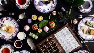 High tea in Victoria, B.C.
