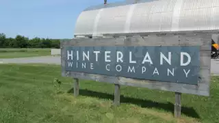 Best Prince Edward Wineries | Hinterland sign