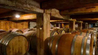 Best Prince Edward Wineries | Barrels at Grange of Prince Edward County