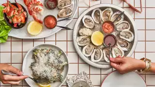 The June Motel and Heydays Restaurant, Sauble Beach | Seafood platter