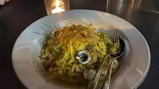 Review: The Anndore House in Toronto | Fogo Island Shrimp Chitarrine at Constantine