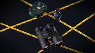 hiking essentials fall 2020 | binoculars, power pack, Garmin smartwatch