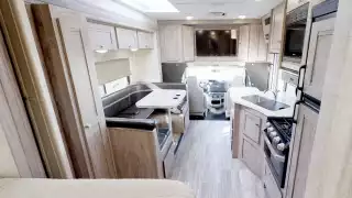 CanaDream: RV rentals in Ontario | Kitchen amenities inside one of CanaDream's vehicles CanaDream: RV rentals in Ontario | Kitchen amenities inside one of CanaDream's vehicles
