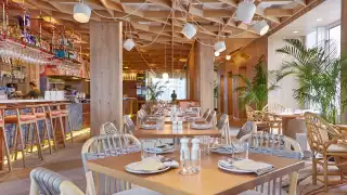 KŌST restaurant on the 44th floor of the Bisha Hotel